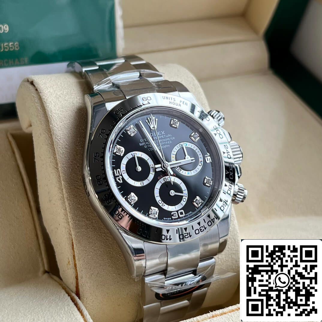 Rolex Daytona M116509-0055 1:1 Mejor edición BT Factory esfera negra