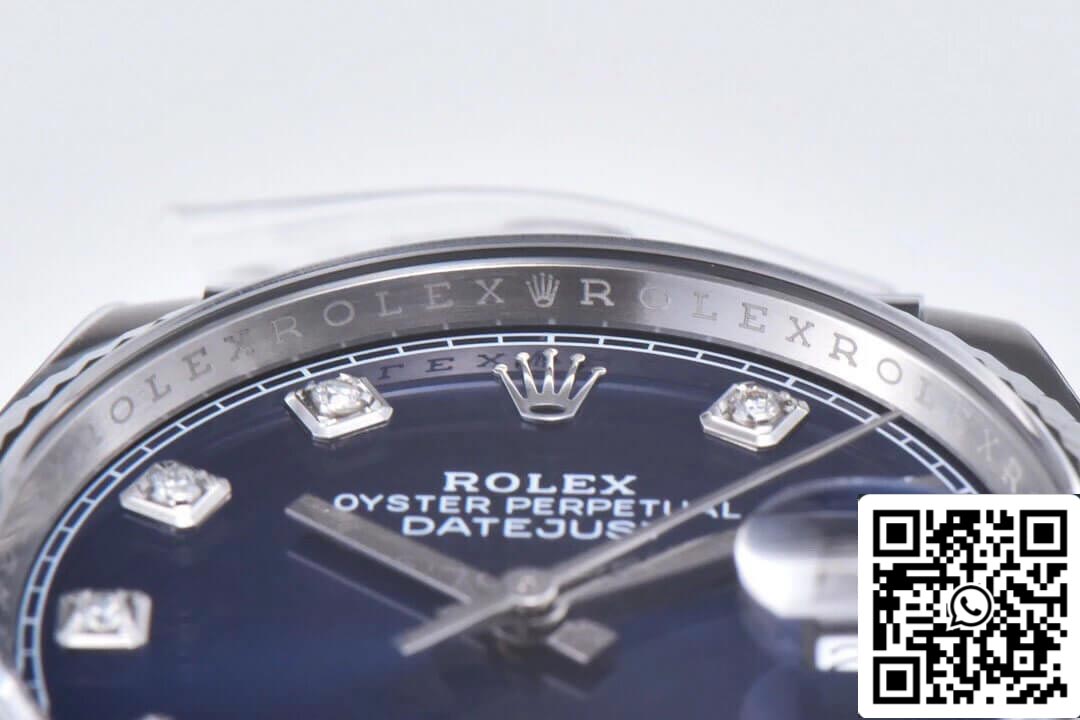 Rolex Datejust M26234-0037 36MM 1:1 Best Edition Quadrante con diamanti di fabbrica pulita