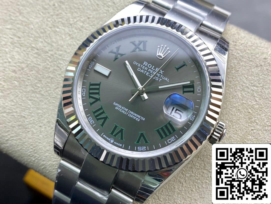 Rolex Datejust M126334-0021 41MM 1:1 Best Edition EW Quadrante grigio fabbrica