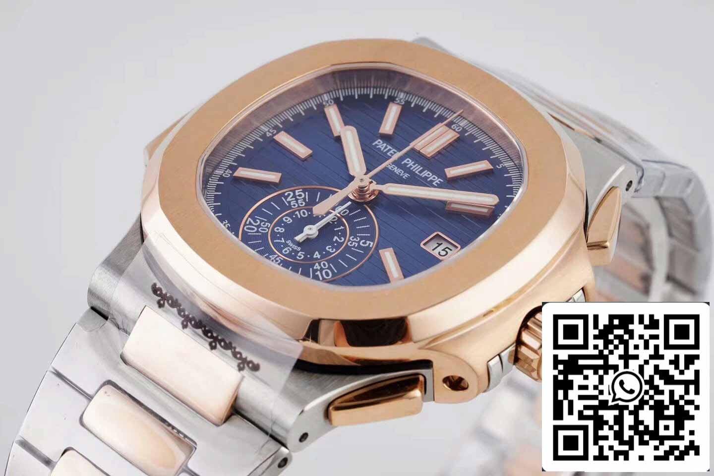 Patek Philippe Nautilus 5980/1AR-001 1:1 Mejor Edición 3K Factory V2 Esfera Azul