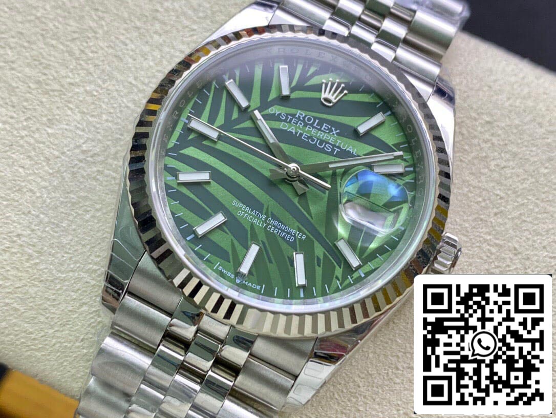 Rolex Datejust M126234-0047 1:1 Best Edition EW Factory Olive Green Dial