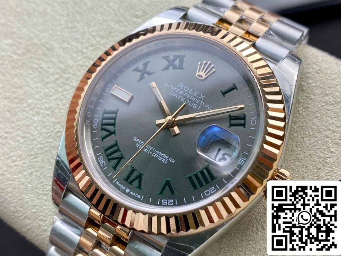 Rolex Datejust M126331-0016 1:1 Best Edition EW Factory Green Dial