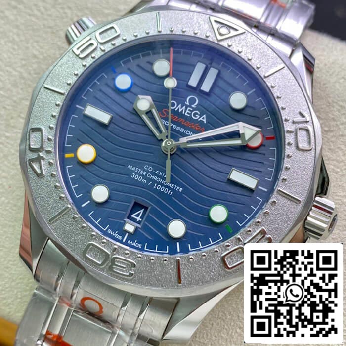 Omega Seamaster Diver 300M 522.30.42.20.03.001 1:1 Migliore edizione o quadrante blu di fabbrica