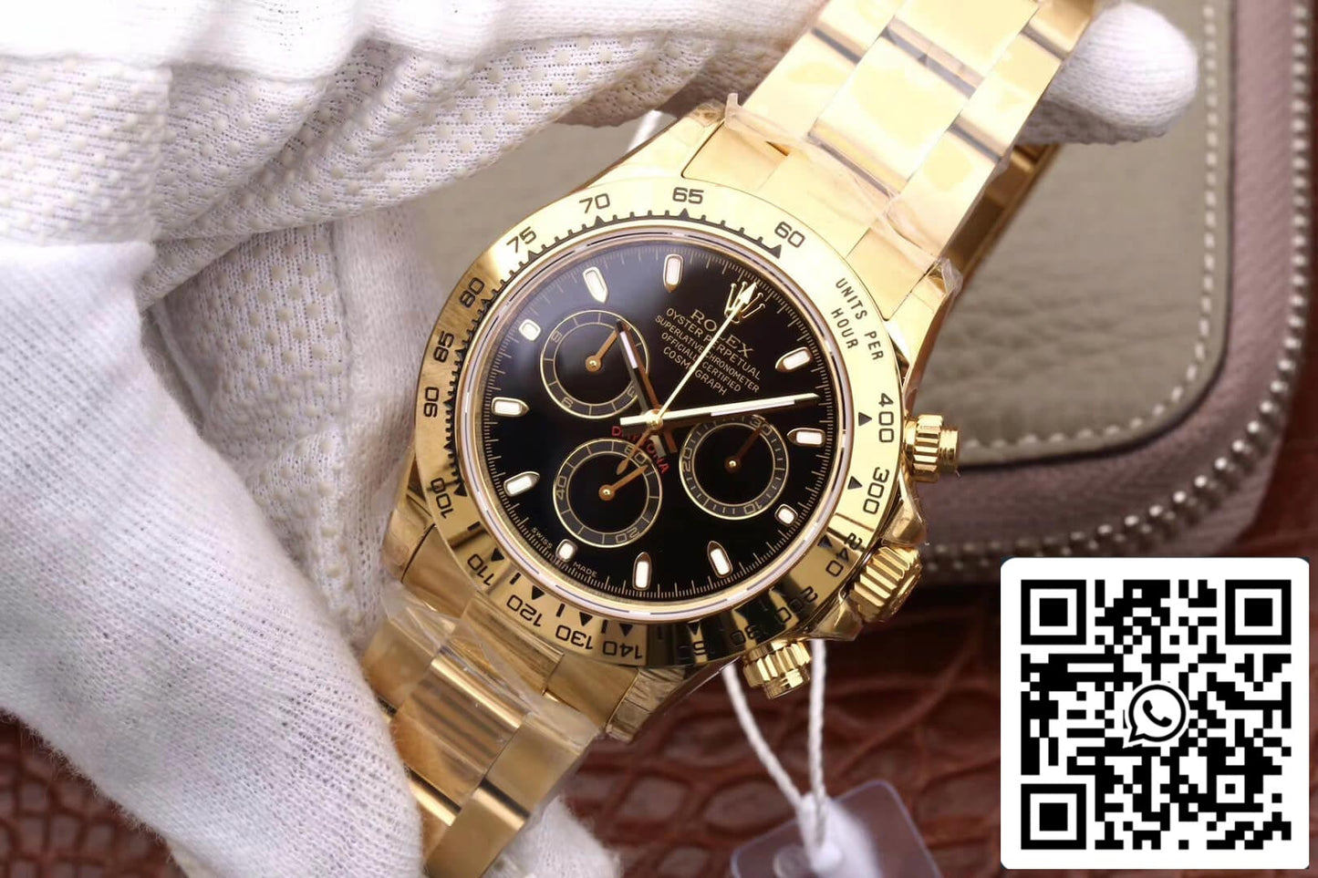 Rolex Daytona Cosmograph M116508-0004 1:1 Best Edition JH Factory quadrante nero