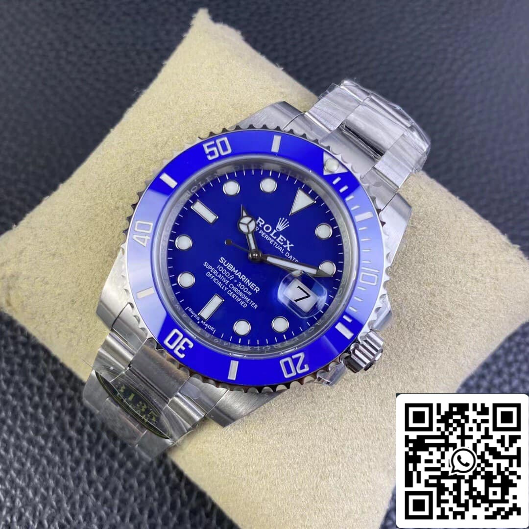 Rolex Submariner 116619LB-97209 40MM 1:1 Best Edition Clean Factory V5 quadrante blu