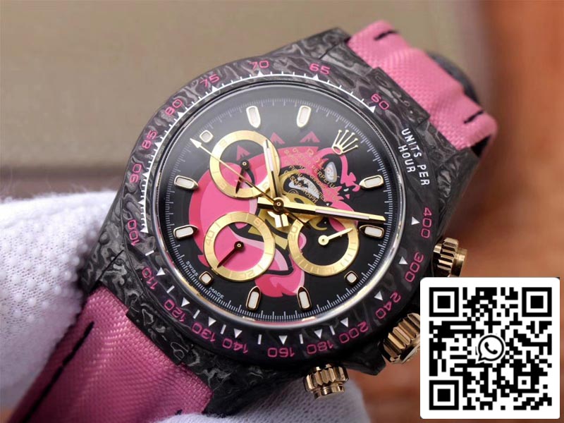 Rolex Daytona Cosmos Pink Exploded Dragon 1:1 Mejor Edición WWF Factory Swiss ETA7750