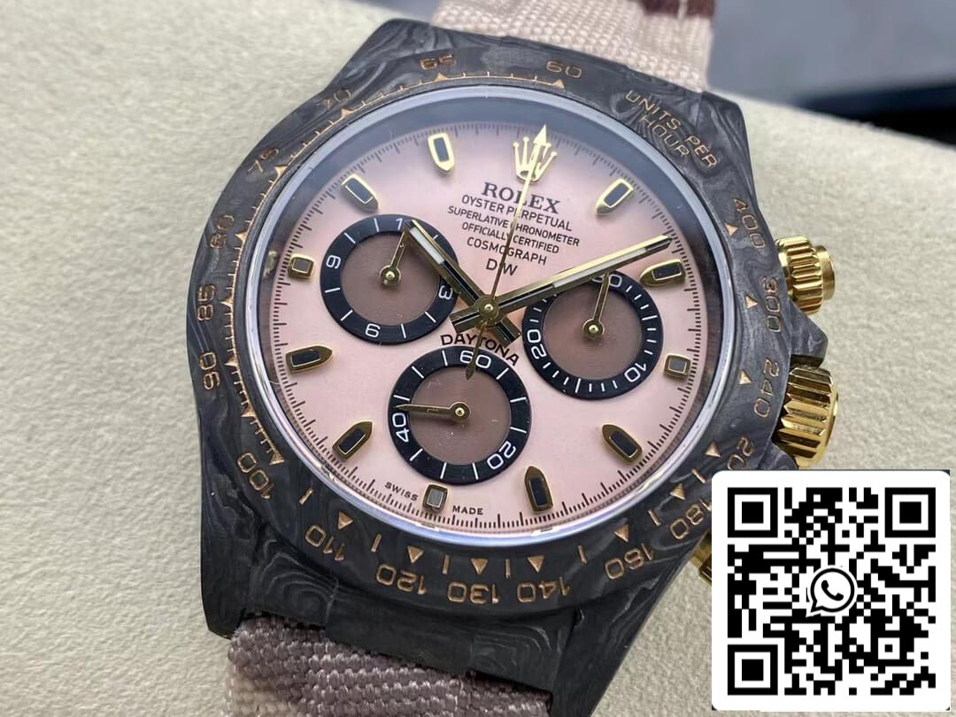 Rolex Daytona Cosmograph Diw Versión personalizada 1:1 Mejor edición Noob Factory Caja de fibra de carbono