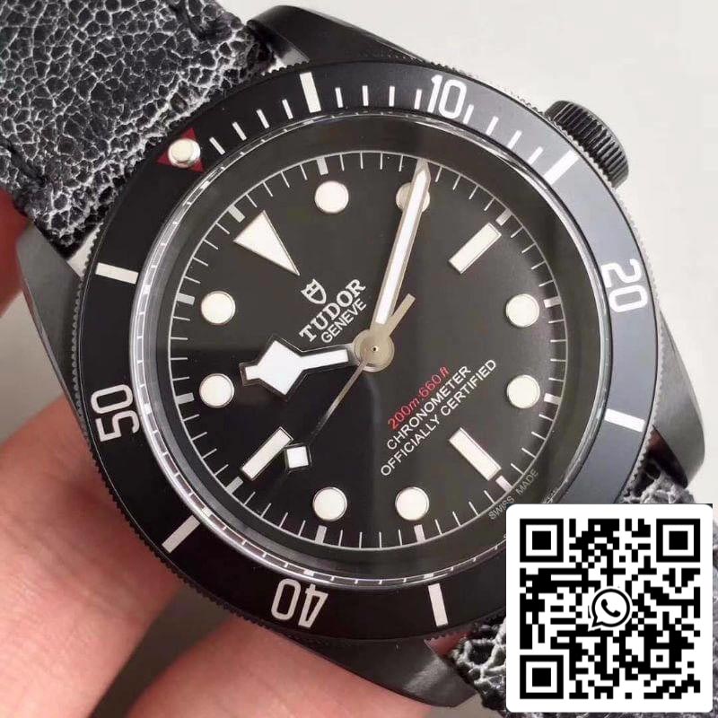 Tudor Heritage Black Bay M79230DK-0004 ZF Factory 1:1 Best Edition Swiss ETA2824-2 Gray Distressed Leather Strap