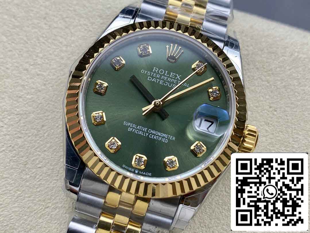 Rolex Datejust M278273-0030 31MM 1:1 Mejor Edición GS Factory Esfera Verde