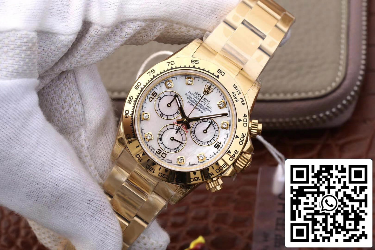 Rolex Daytona Cosmograph 116528-78598 1:1 Mejor edición JH Factory Esfera de diamantes