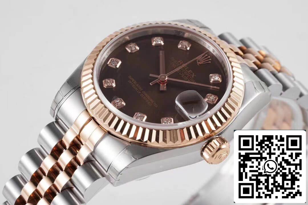 Rolex Datejust m278271-0028 1:1 Mejor edición GS Factory esfera marrón