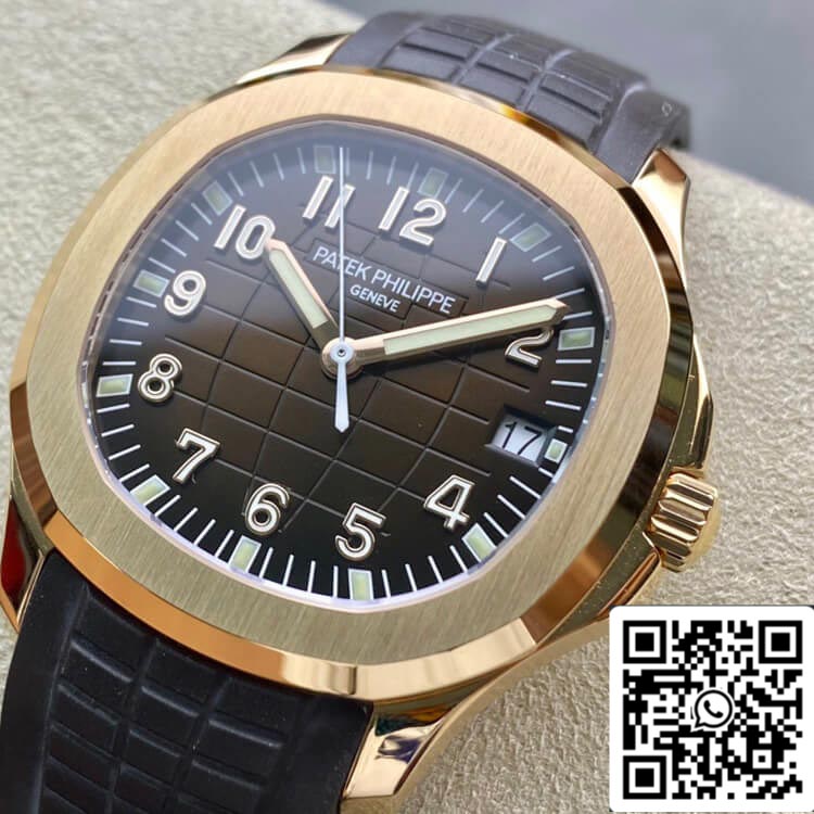 Patek Philippe Aquanaut 5167R-001 1:1 Mejor Edición 3K Esfera Marrón de Fábrica