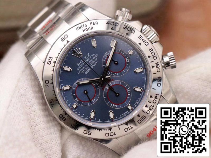 Rolex Daytona Cosmograph 116509-78599 1:1 Best Edition Noob Factory quadrante blu svizzero ETA4130