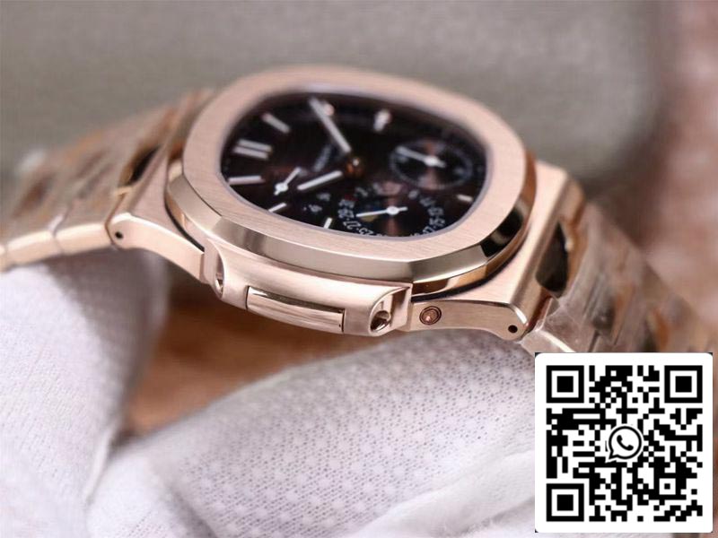 Patek Philippe Nautilus 5712/1A-001 1:1 Mejor edición PF Factory Movimiento suizo en oro rosa