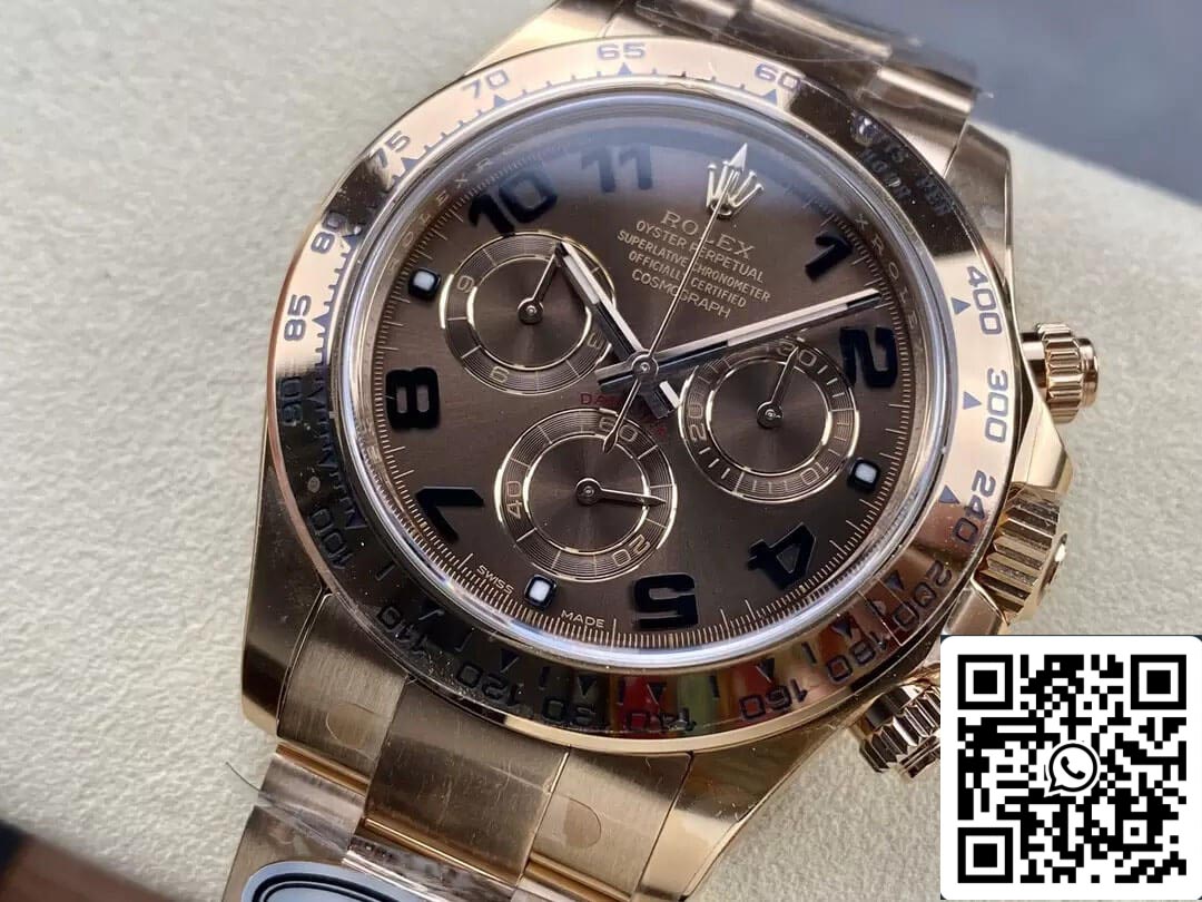 Rolex Cosmograph Daytona M116505-0011 1:1 Best Edition Clean Factory Oro rosa