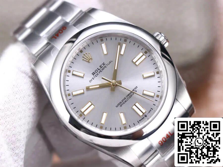 Rolex Oyster Perpetual M124300-0001 41MM 1:1 Best Edition EW Factory Acciaio inossidabile