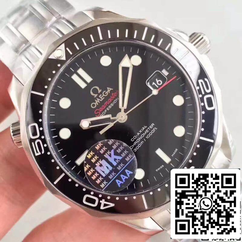 Omega Seamaster Diver 300M 212.30.41.20.01.003 MKS Factory 1:1 Best Edition suizo ETA2824 esfera negra