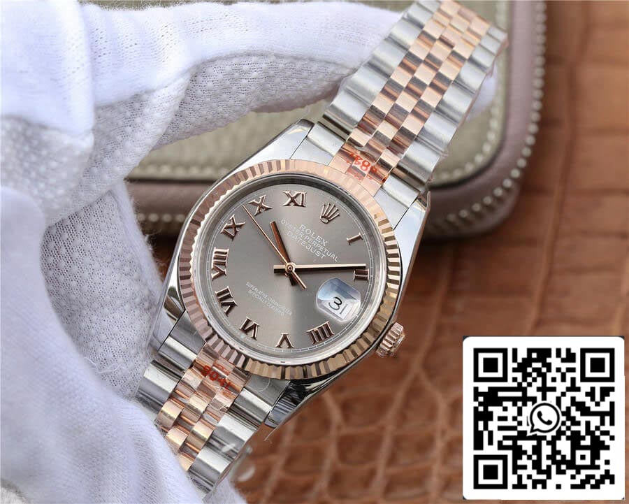 Rolex Datejust 116231-0087 36MM 1:1 Best Edition GM Factory quadrante argento