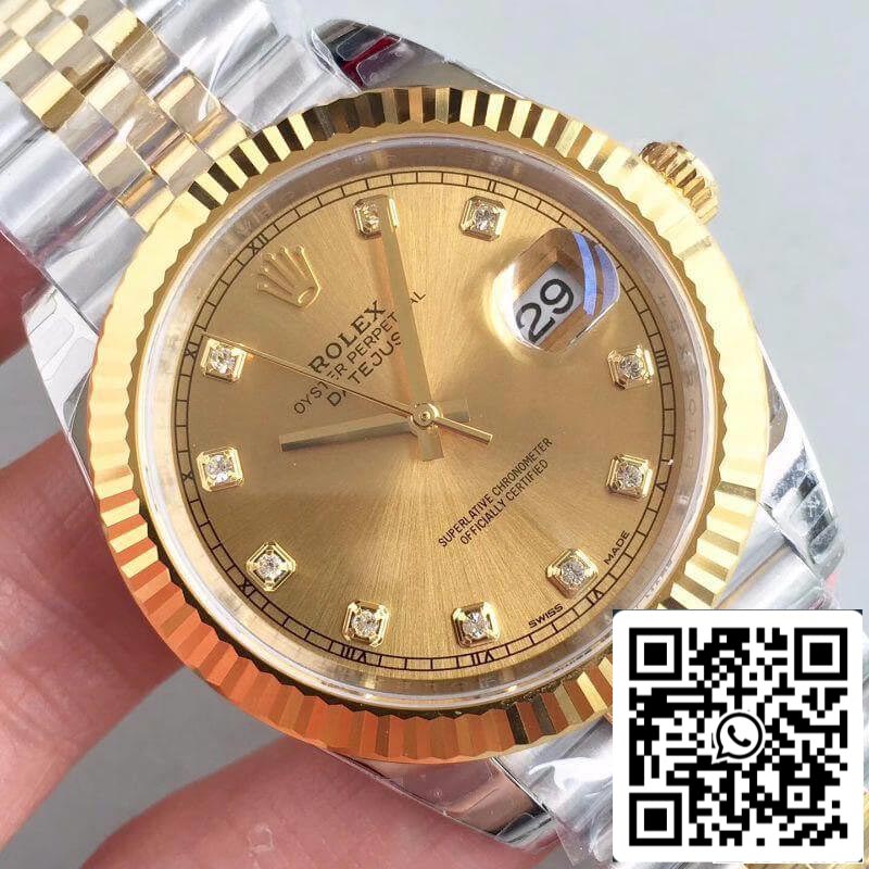 Rolex Datejust II 41mm 116333 EW Factory 1:1 Mejor Edición Suizo ETA2824 Esfera Champán