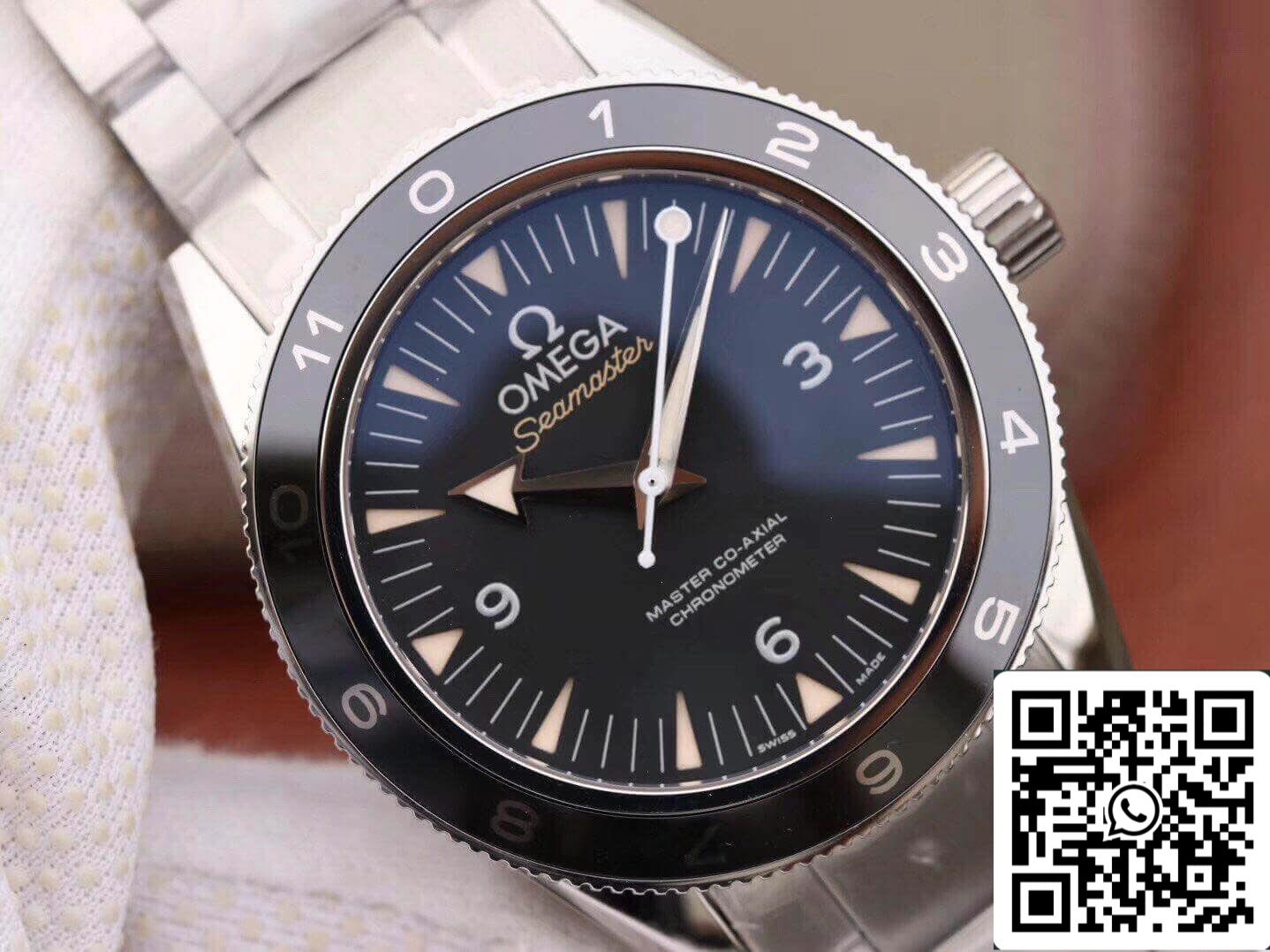 Omega Seamaster Planet Ocean 233.30.41.21.01.001 VS Factory 1:1 Mejor edición suiza ETA2824 esfera negra con Superlume