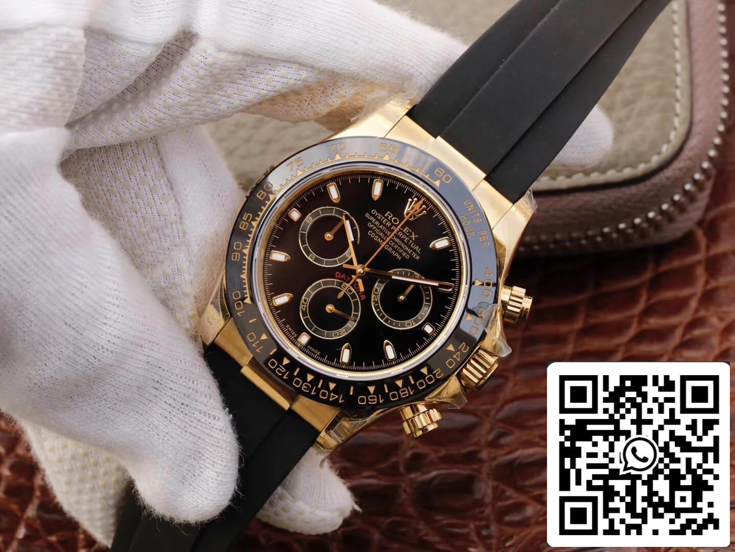 Rolex Daytona Cosmograph M116518ln-0043 1:1 Mejor edición JH Factory esfera negra