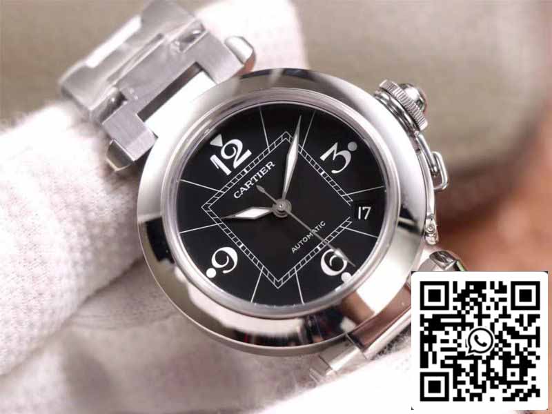 Cartier Pasha W31076M7 1:1 Mejor edición V9 Factory esfera negra Swiss Cal.049