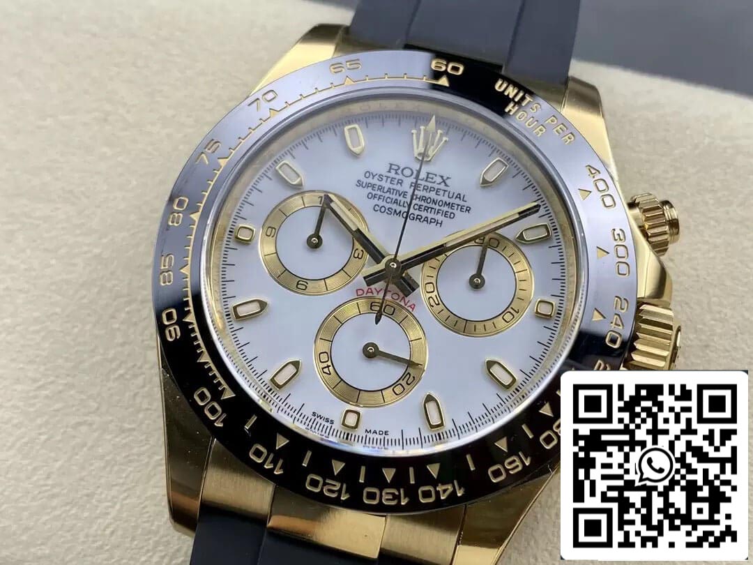 Rolex Cosmograph Daytona M116518LN-0041 1:1 Mejor edición Clean Factory esfera blanca