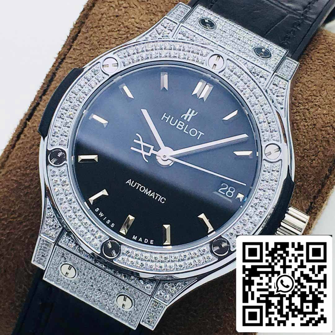 Hublot Classic Fusion 38MM 1:1 Mejor edición HB Factory esfera negra