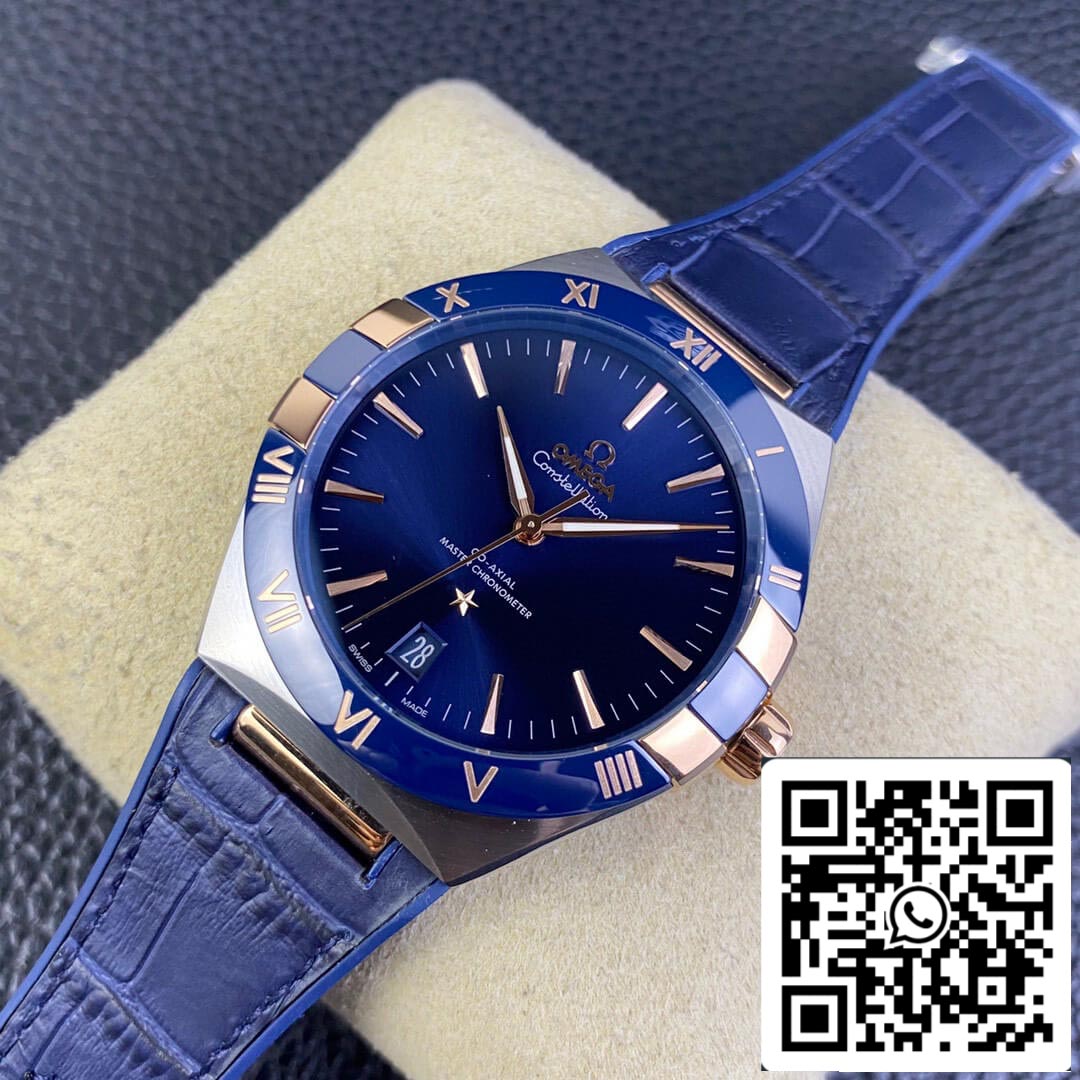 SBF Omega Constellation 131.23.41.21.03.001 1:1 Best Edition VS Factory Blue Dial