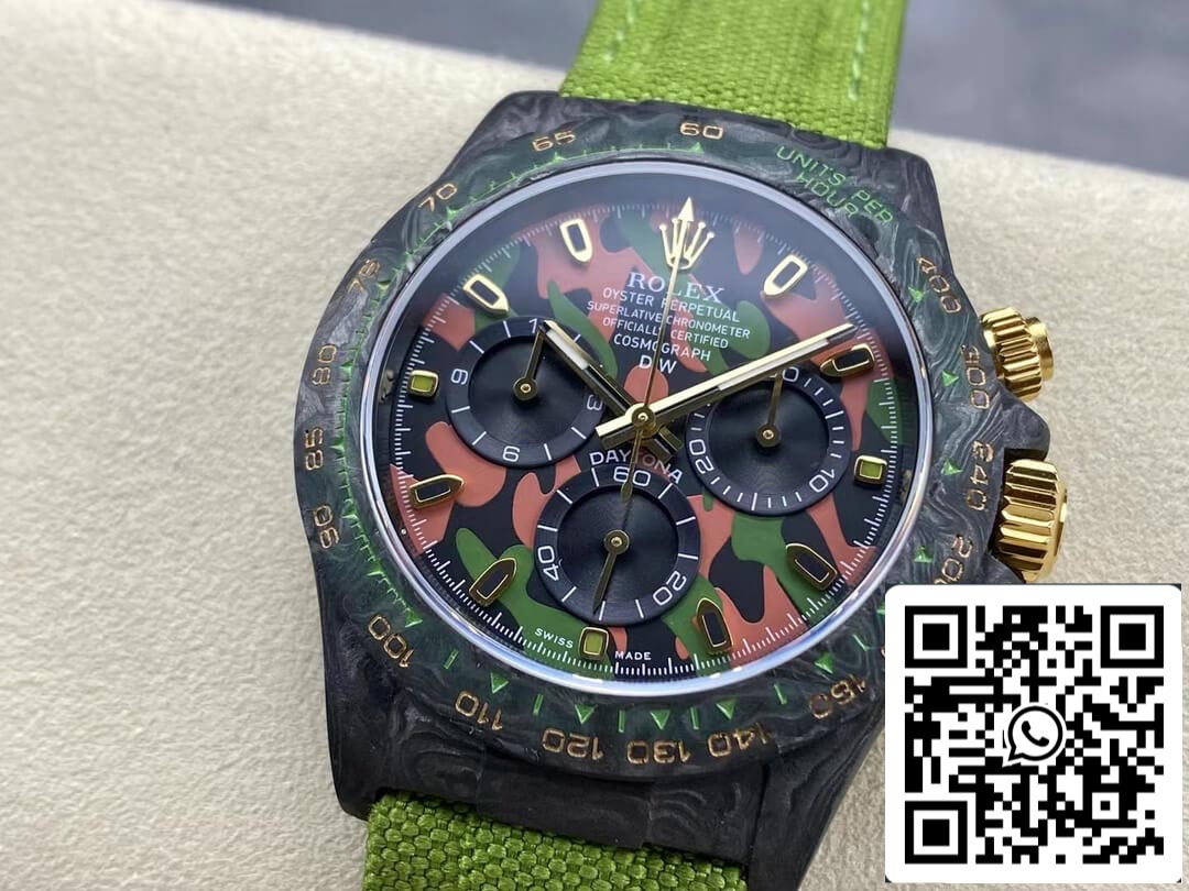 Cinturino verde Rolex Daytona Cosmograph Diw versione personalizzata 1: 1 Best Edition Noob Factory