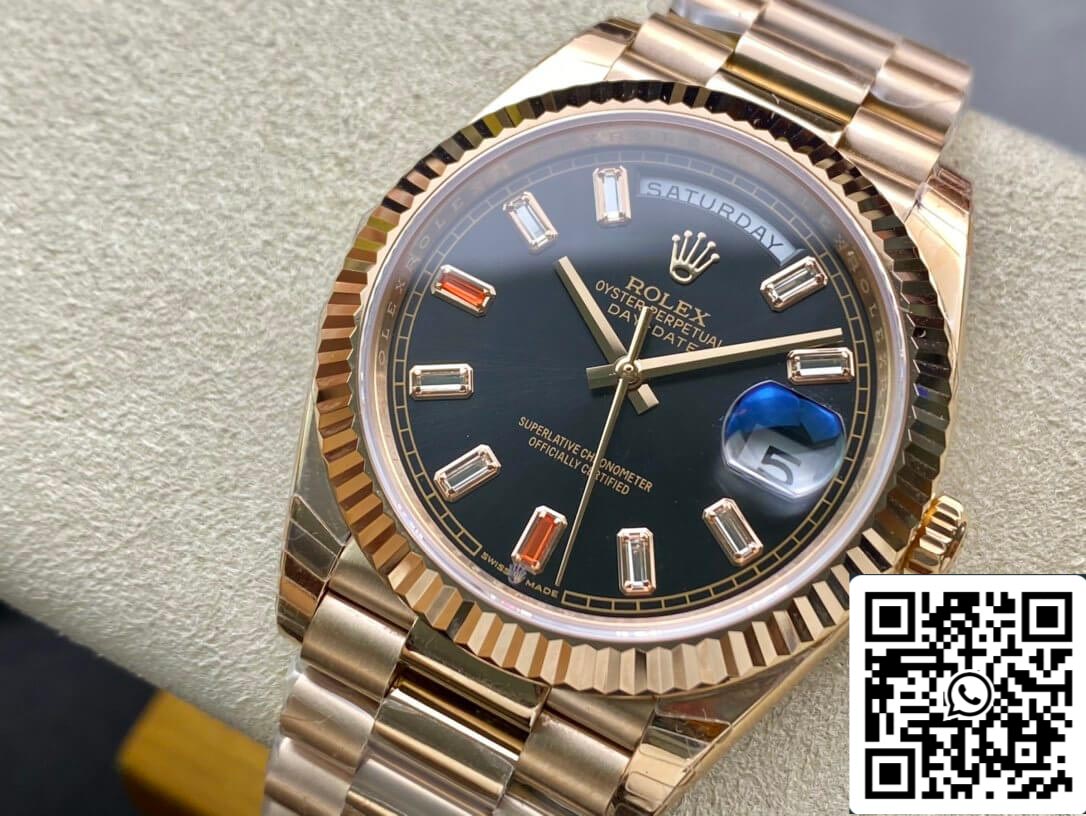 Rolex Day Date 40MM 1:1 Mejor edición EW Factory Oro rosa