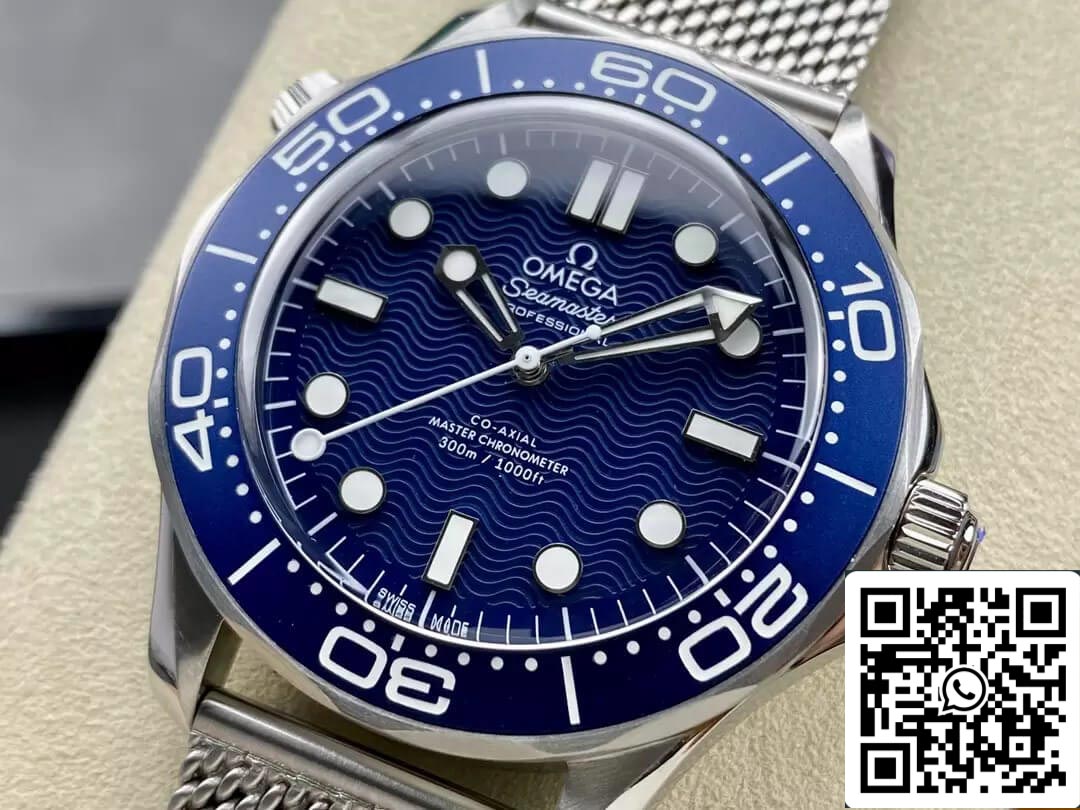 Omega Seamaster Diver 300M 210.30.42.20.03.002 1:1 Mejor Edición VS Correa de Acero de Fábrica