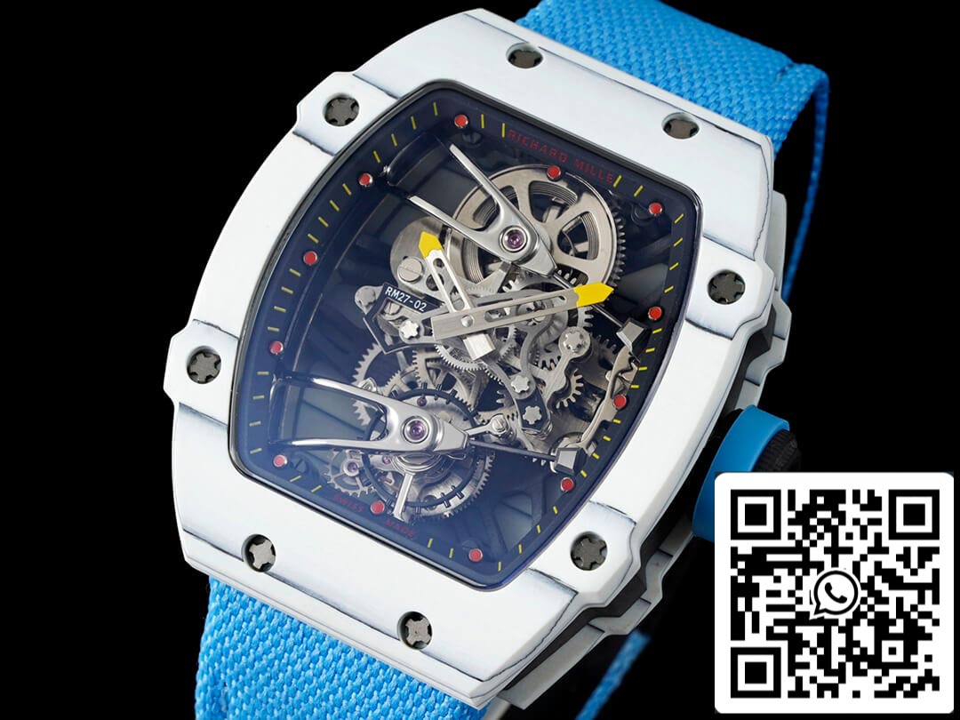 Richard Mille RM27-02 Rafael Nadal Tourbillon 1:1 Mejor Edición RM Factory Correa Azul