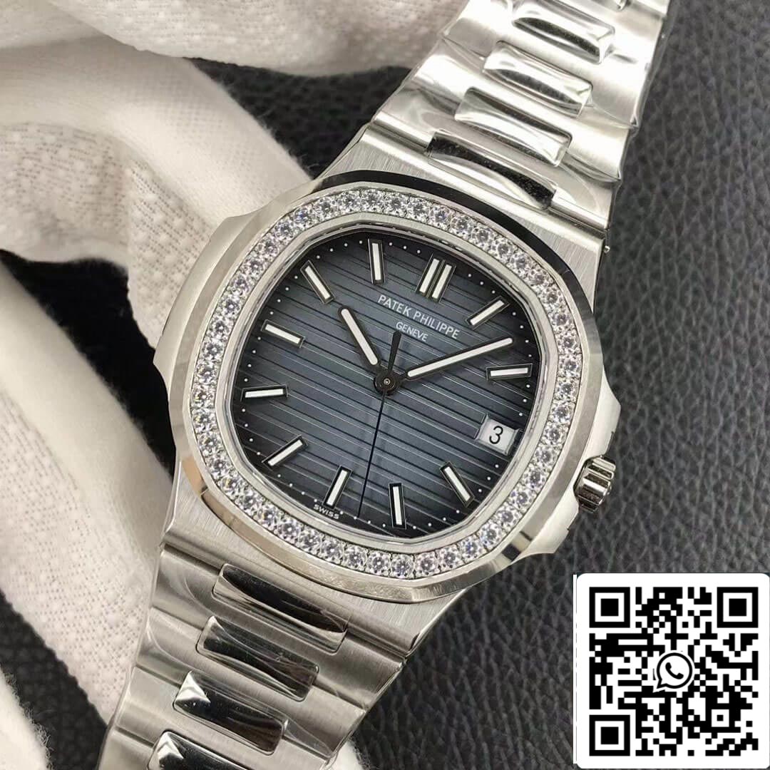 Patek Philippe Nautilus 5713/1G-010 1:1 Mejor Edición 3K Esfera Azul de Fábrica