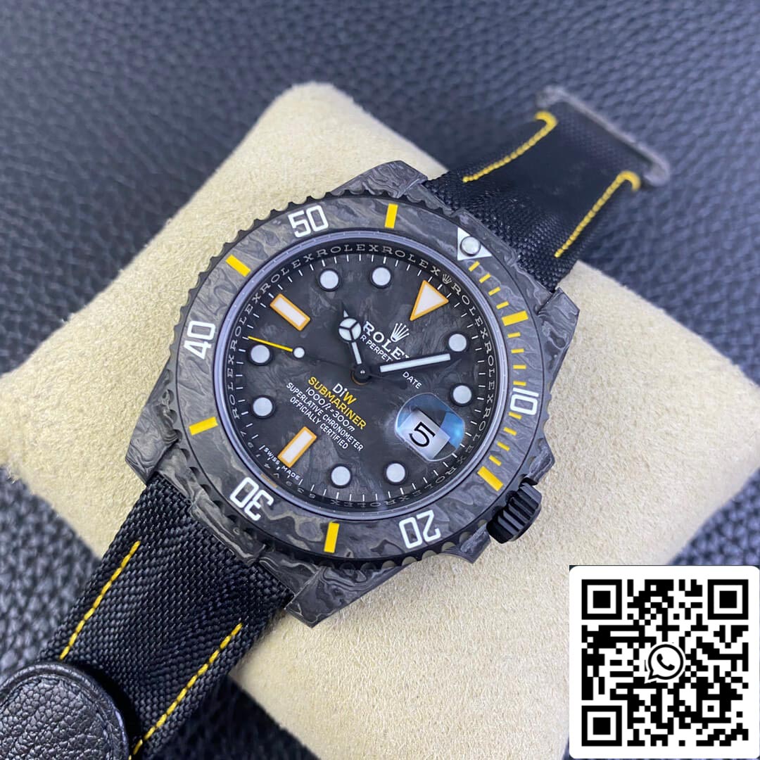 Rolex Submariner 1:1 Best Edition VS Factory DIW Carbon Fiber Bezel