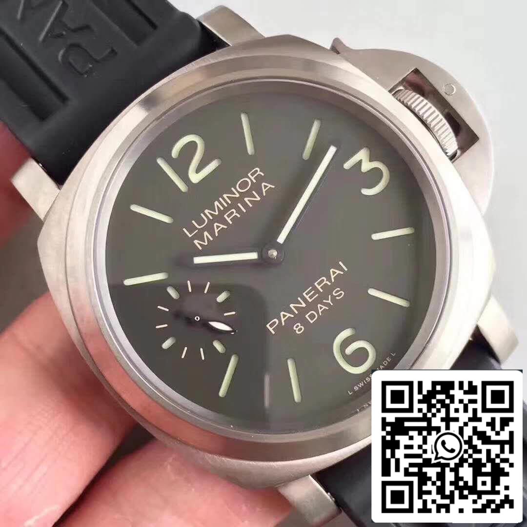 Panerai Luminor PAM510 ZF Factory Relojes para hombre 1:1 Mejor edición Swiss ETA P5000 Correa de caucho negra