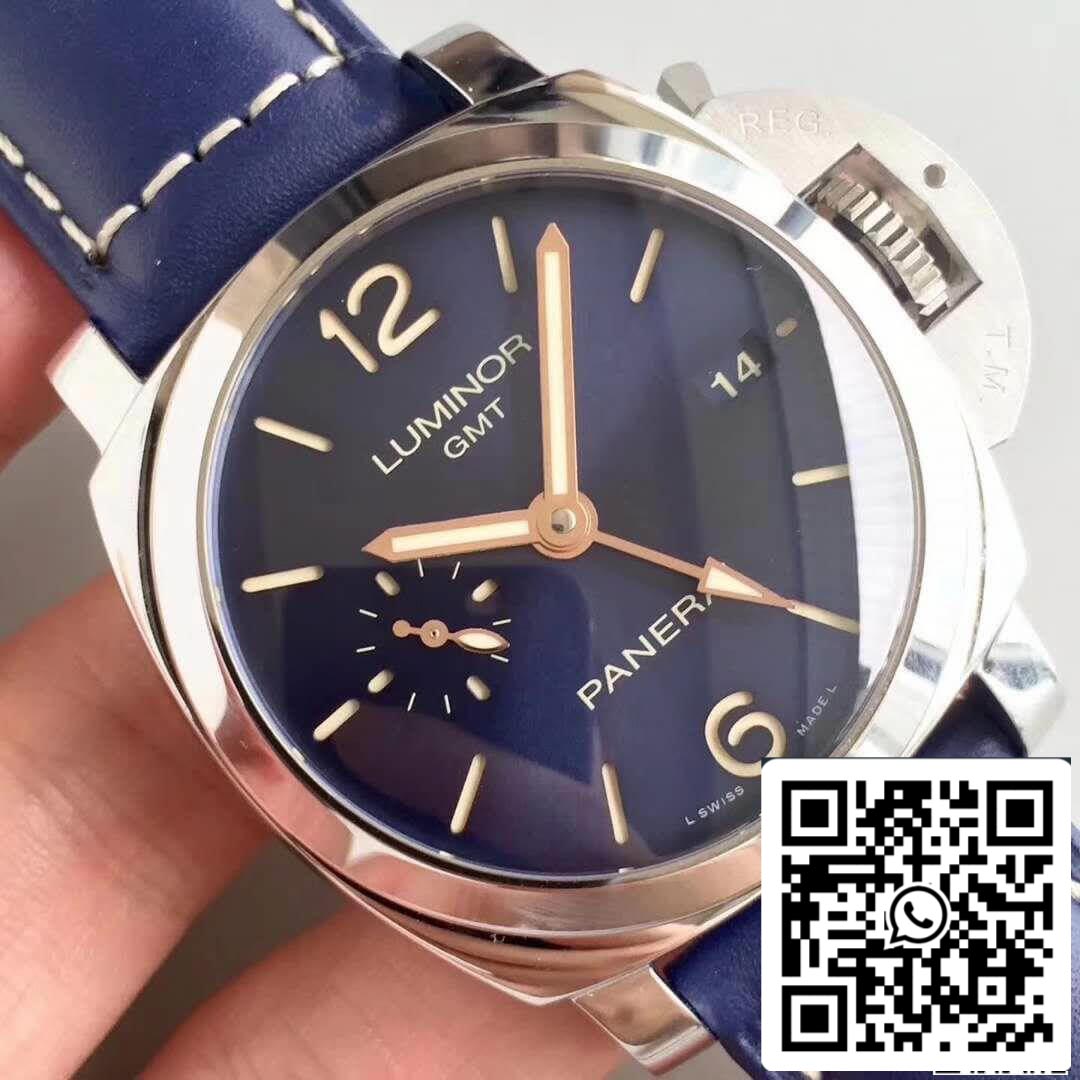 Panerai Luminor 1950 PAM688 ZF Factory 1:1 Mejor edición Swiss ETA P9001 Correa de cuero azul