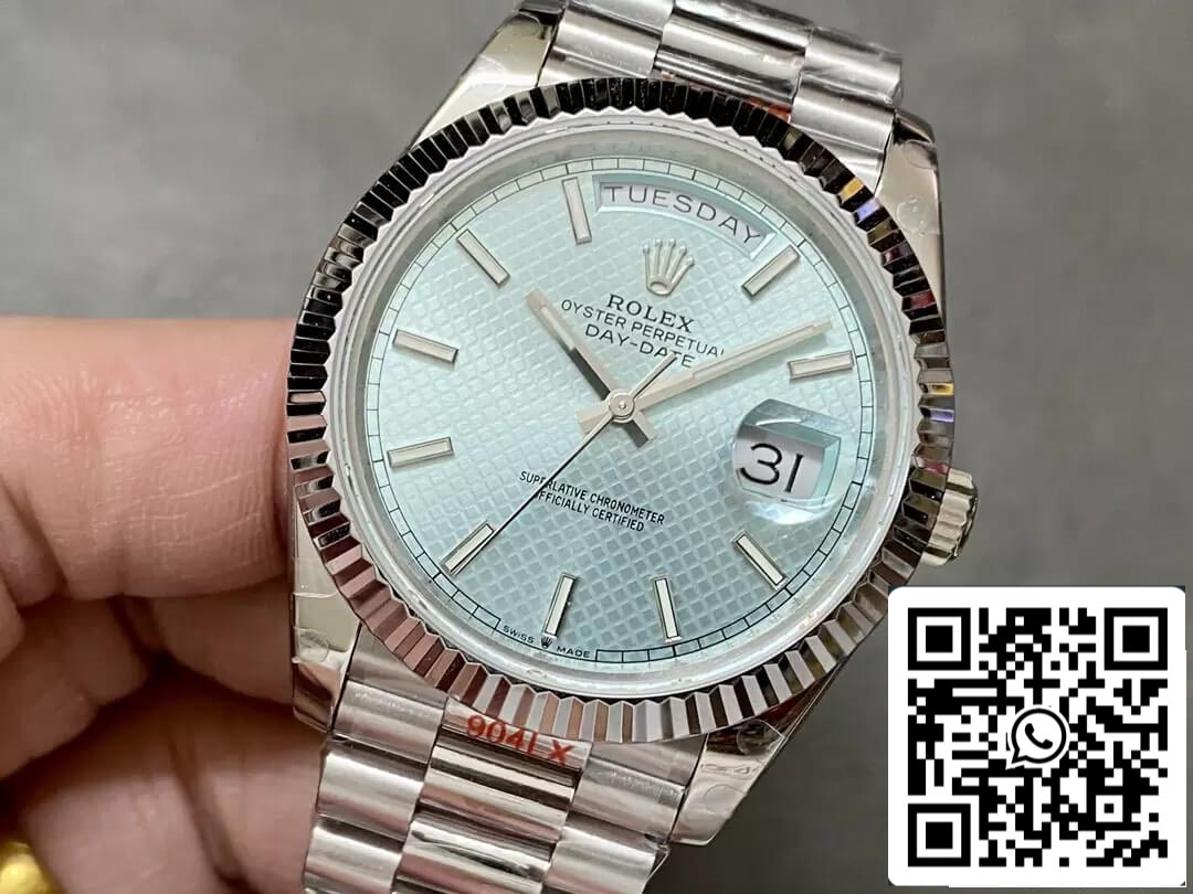 Rolex Day Date M228236 1:1 Best Edition GM Factory quadrante blu V2