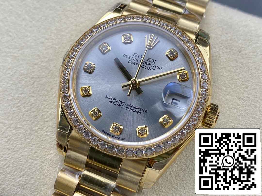 Rolex Datejust M278288RBR-0028 31MM 1:1 Best Edition GS Factory Lunetta con diamanti