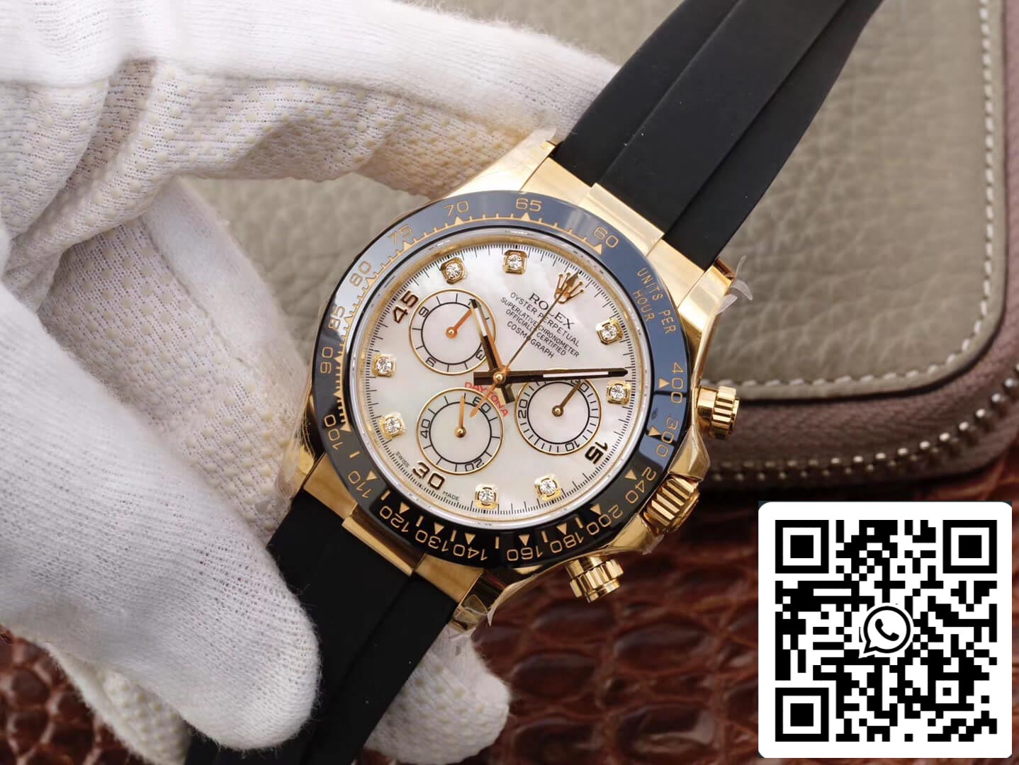 Rolex Daytona Cosmograph M116518ln-0037 1:1 Best Edition JH Factory V6 Yellow Gold Case