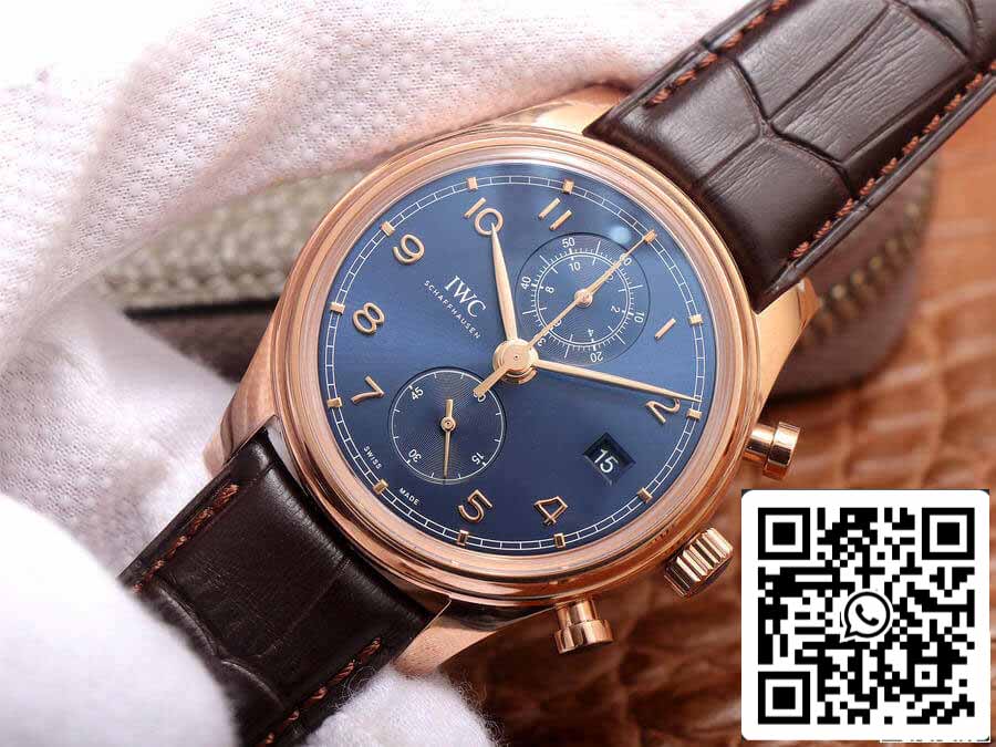 IWC Portugieser IW390305 1:1 Mejor edición ZF Factory esfera azul