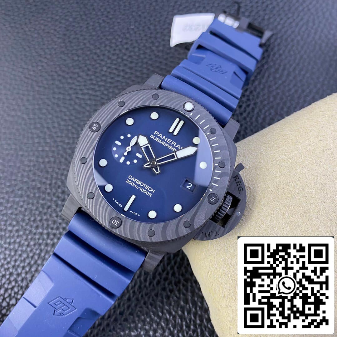 Panerai Submersible PAM01232 1:1 Best Edition VS Factory Blue Dial