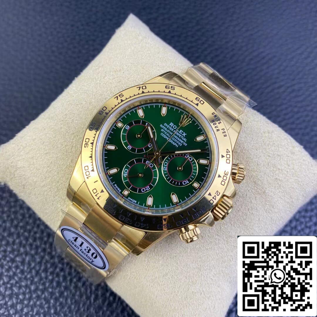 Rolex Cosmograph Daytona M116508-0013 1:1 Mejor edición Clean Factory esfera verde