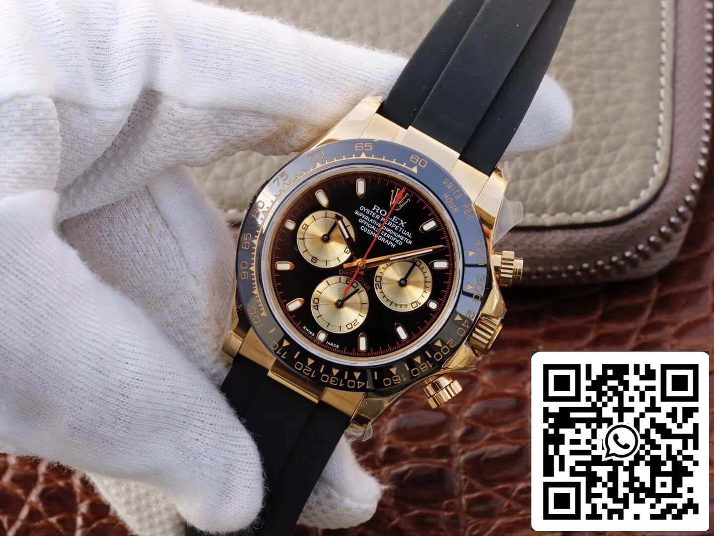 Rolex Daytona Cosmograph M116518ln-0047 1:1 Best Edition JH Factory Yellow Gold Chronograph