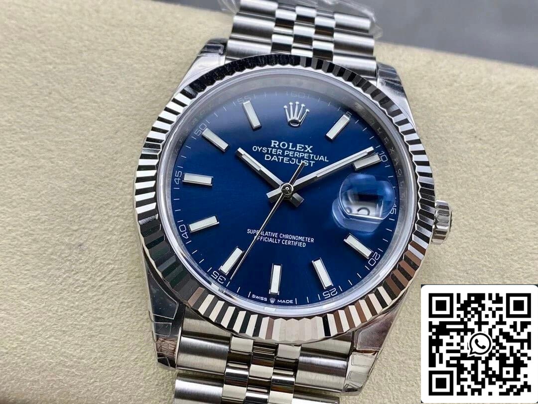 Rolex Datejust M126334-0002 41 mm Correa Jubilee VS Acero inoxidable de fábrica