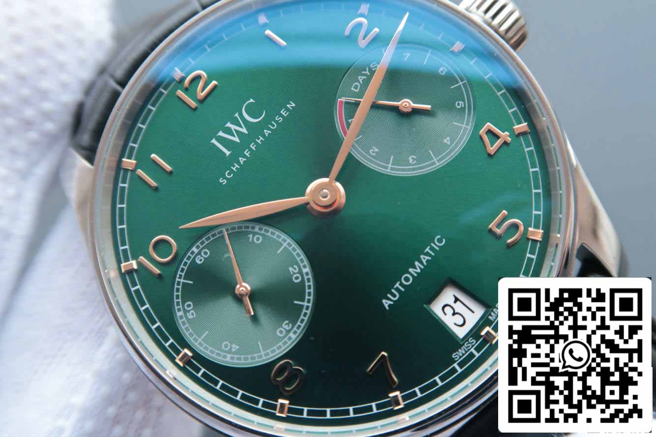 IWC Portugieser IW500708 1:1 Best Edition ZF Factory V5 quadrante verde