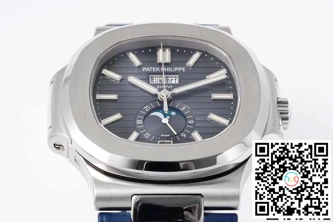 Patek Philippe Nautilus 5726/1A-014 1:1 Mejor Edición PPF Factory Azul Negro Esfera Degradada