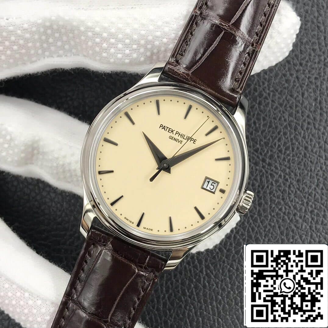 Patek Philippe Calatrava 5227G-001 1:1 Mejor edición 3K Correa de cuero de fábrica