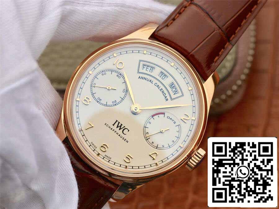 IWC Portugieser IW503504 1:1 Mejor edición ZF Factory esfera blanca