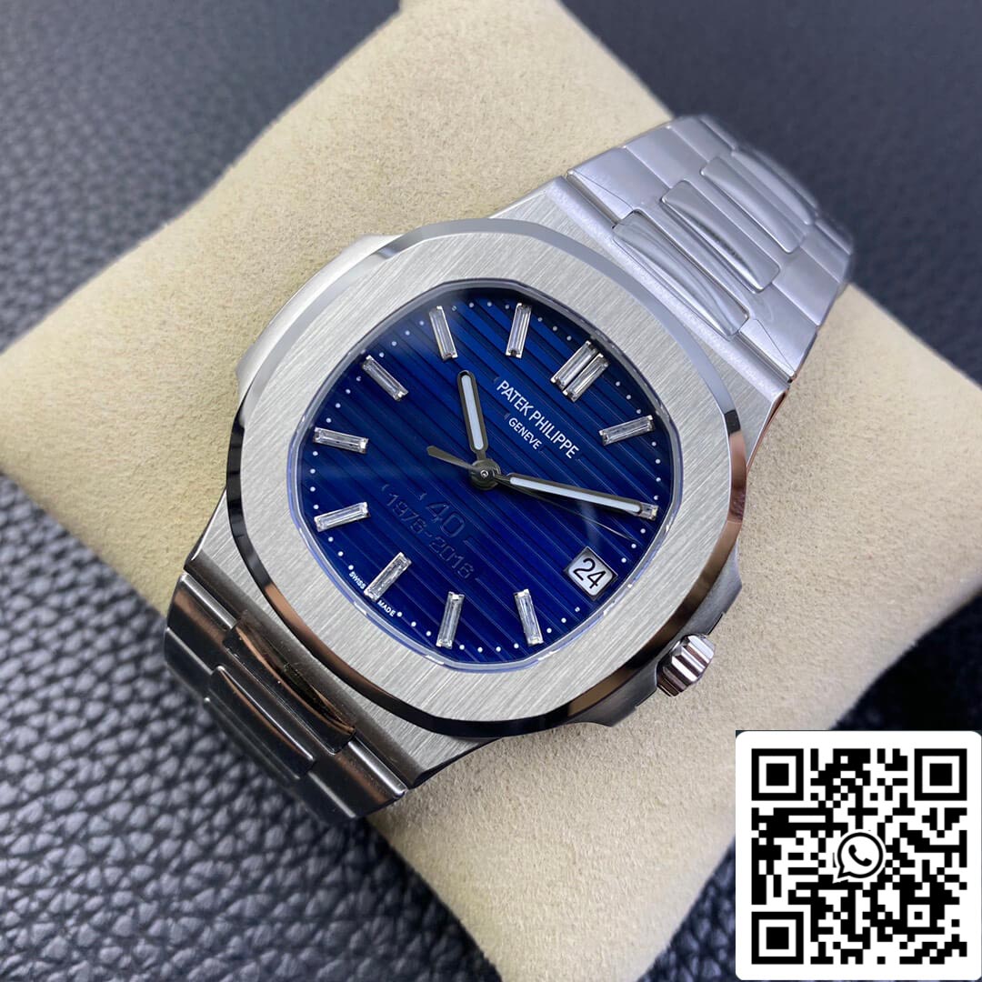 Patek Philippe Nautilus 5711/1P 1:1 Mejor Edición 3K Esfera Azul de Fábrica